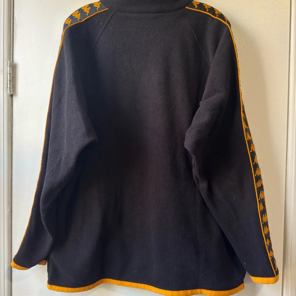 Vintage Kappa Men’s Quarter Zip Sweater Pullover Sz L - Picture 9 of 10